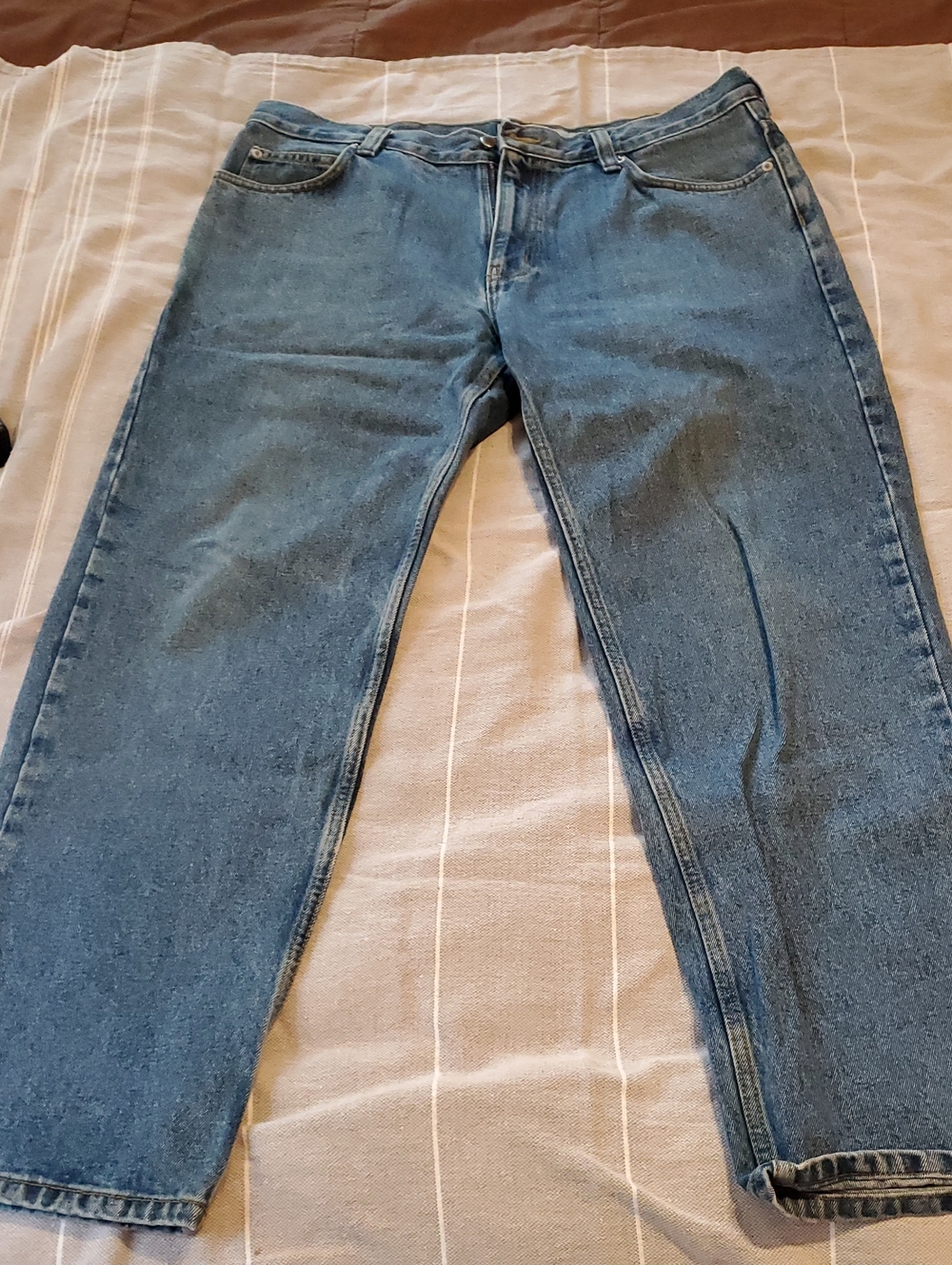 Relaxed Fit Men's Denim Jeans in Blue